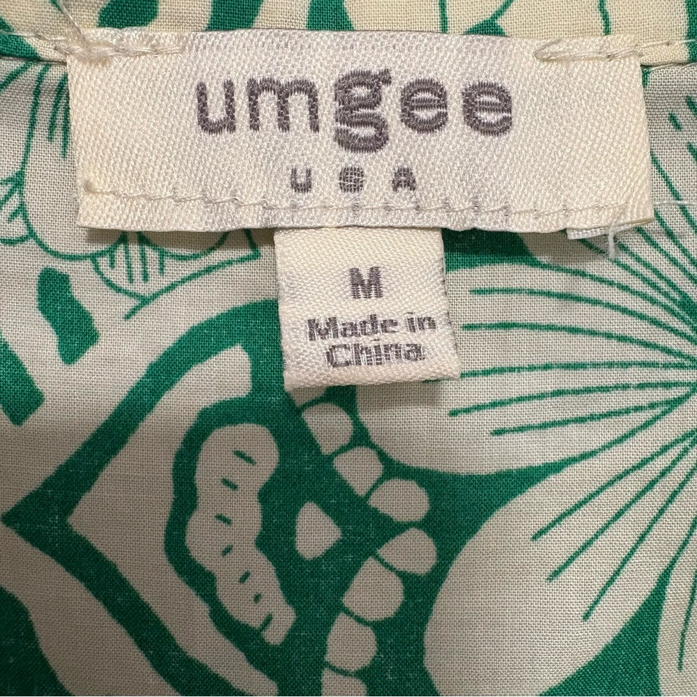 Umgee Boho Cream and Green Floral Paisley Print Secret Garden Dress - Picture 2 of 9